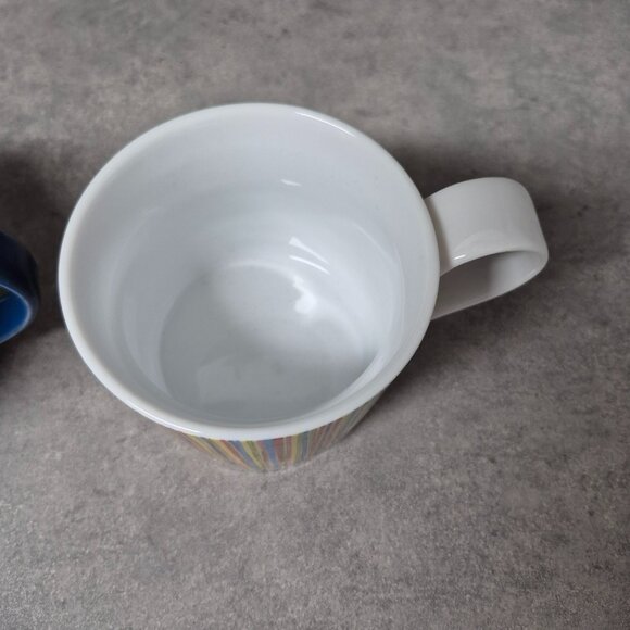 2008 Starbucks Striped Coffee Mugs Cups - Picture 6 of 9